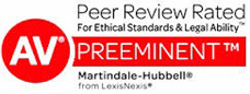 Peer Review Rated for Ethical standards & Legal Ability | PREEMINENT